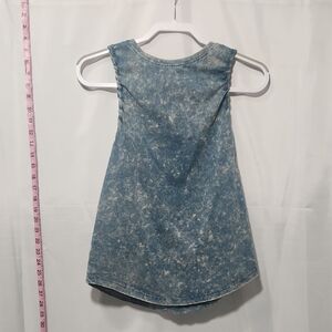 Casual Blue Sleeveless Women's Top